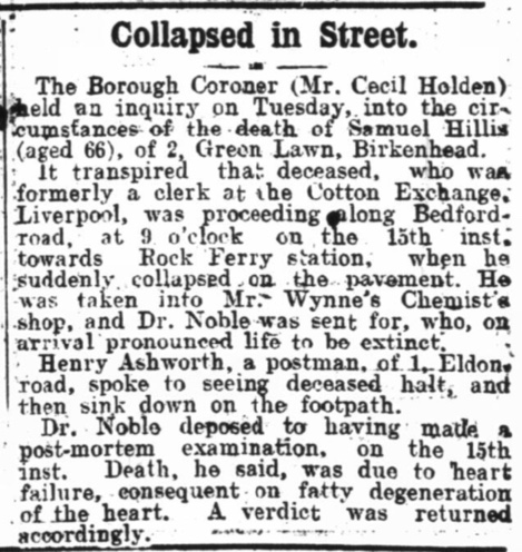 samuel hillis birkenhead news 20 mar 1920